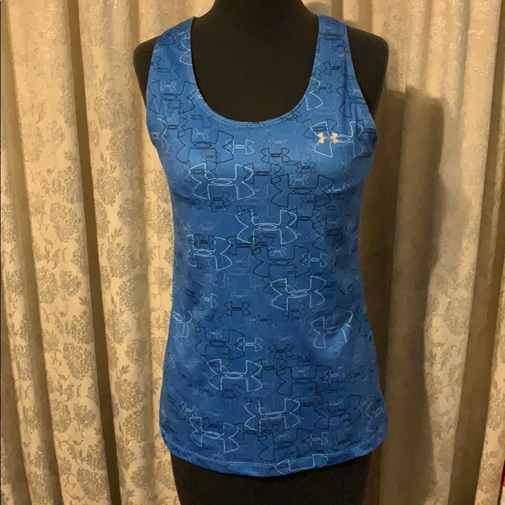 Under Armour Exercise Tank Top Med Blue